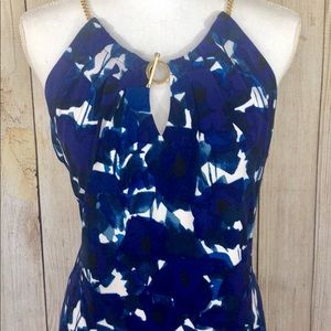 Blue Sexy Ivanka Trump Dress Size Large